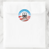 Autocollant de train Obama (Sac)