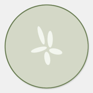 Autocollant de tranche de concombre