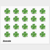 Autocollant de trèfle de shamrock du jour de St (Feuille)