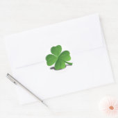 Autocollant de trèfle de shamrock du jour de St (Enveloppe)