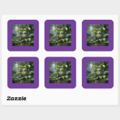 Autocollant de Tribe Planty Violet Et Vert (Feuille)