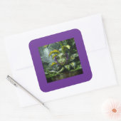 Autocollant de Tribe Planty Violet Et Vert (Enveloppe)