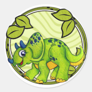 Autocollant de Triceratops