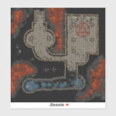 Autocollant de tuile de donjon : Souterrain occult (Feuille)
