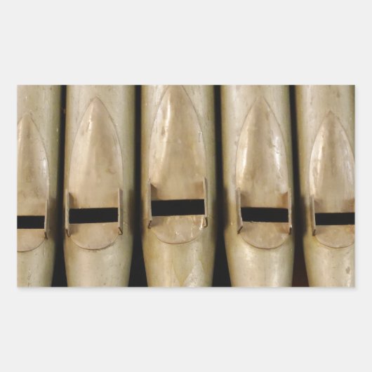 Autocollant de tuyaux d'orgue (Devant)