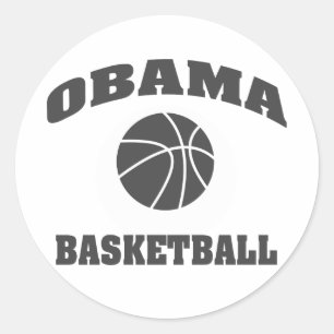 Autocollant de type courant de basket-ball d'Obama