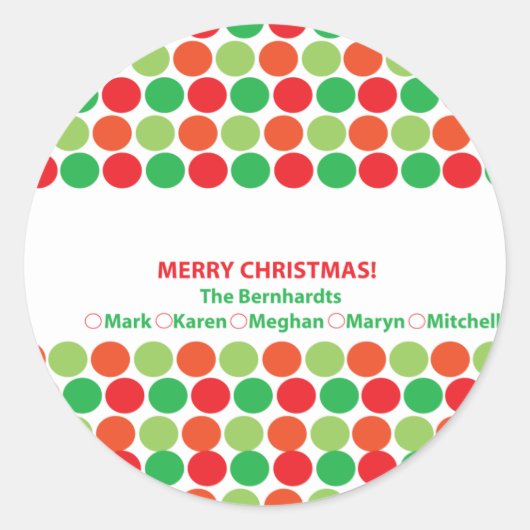 Autocollant de vacances (Devant)