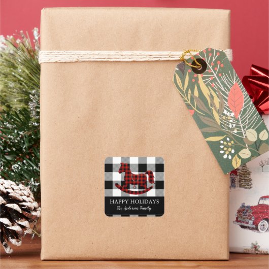 Autocollant de vacances à cheval à roche (vacances)