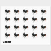 Autocollant de vacances beagle (Feuille)