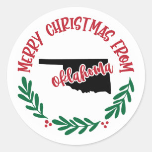 Autocollant de vacances de l'Oklahoma