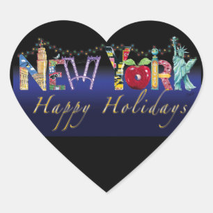 Autocollant de vacances de New York