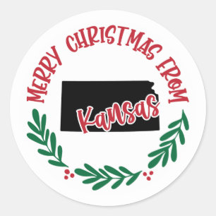 Autocollant de vacances du Kansas