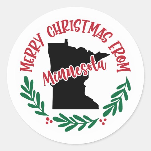 Autocollant de vacances du Minnesota (Devant)