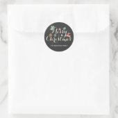 Autocollant de vacances Joyeux Noël (Sac)