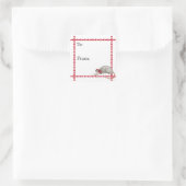 Autocollant de vacances pour opossum (Sac)