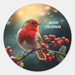 Autocollant de vacances Red Robin