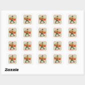 Autocollant de vacances Retro Cartoon Postman (Feuille)