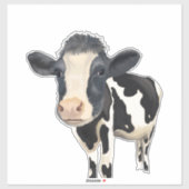 Autocollant de vache (Feuille)