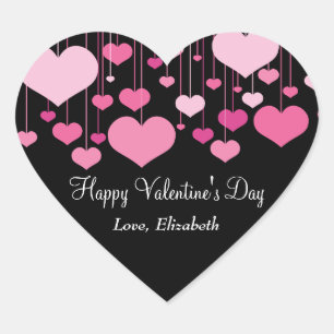 Autocollant de Valentine de sentiments profonds