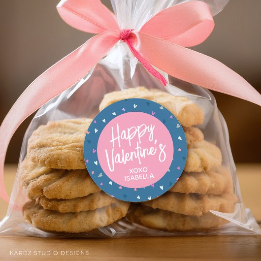 Autocollant de Valentines Cute Personnalisé