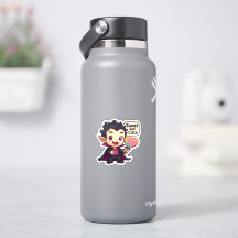 Autocollant de vampire chibi "Mignon et adorable"