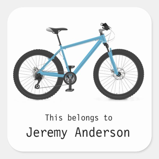 Autocollant de vélo personnalisé (Devant)