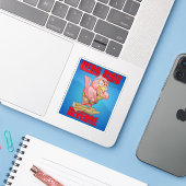 Autocollant de vengeance de nerd d'enfants d'oisea (Ordinateur portable avec iPhone)