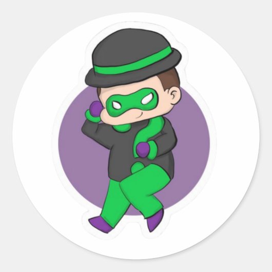 Autocollant de veste Riddler Questionmark (Devant)