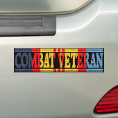 Autocollant de VÉTÉRAN de COMBAT du Vietnam (En voiture)