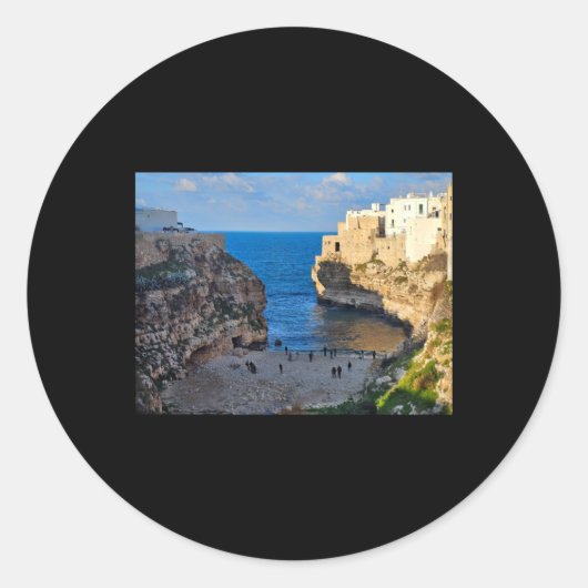 Autocollant de ville côtière Monopoli (Devant)