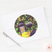 Autocollant de vin et de fromage (Enveloppe)