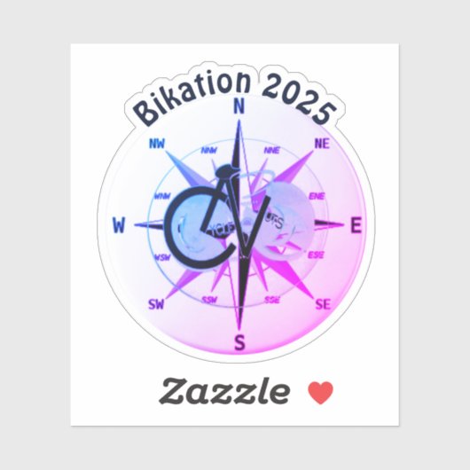 Autocollant de vinyle Coupé sur mesure Bikation 20 (Feuille)