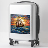 Autocollant de vinyle de navire (Sur valise)