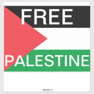 Autocollant de vinyle de Palestine libre