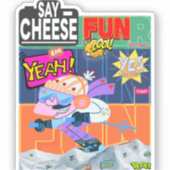 Autocollant de vinyle découpé individuellement (Recto)