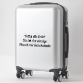 Autocollant de vinyle découpé individuellement (Sur valise)