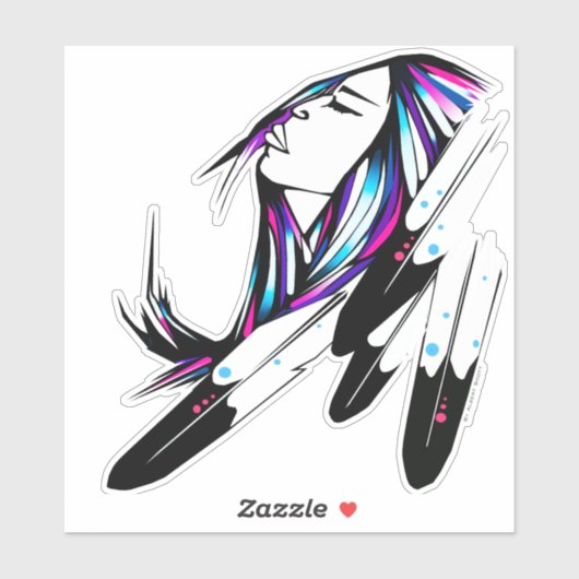 Autocollant de vinyle électrisant (Feuille)