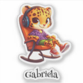 Autocollant de vinyle personnalisé Fast Rocking (Devant)