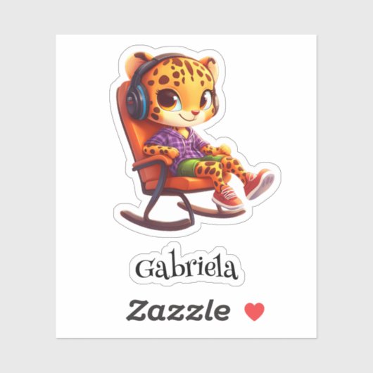 Autocollant de vinyle personnalisé Fast Rocking (Feuille)