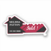 Autocollant de vinyle personnalisé HomeSmart (Devant)