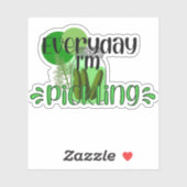 Autocollant de vinyle sur mesure (Feuille)