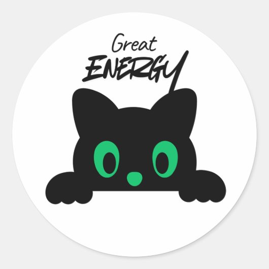Autocollant de visage d'animal Kawaii minimal mign (Devant)