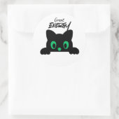 Autocollant de visage d'animal Kawaii minimal mign (Sac)