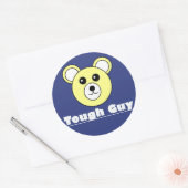 Autocollant de visage d'ours mignon de type dur (Enveloppe)