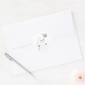 autocollant de visage drôle et en colère (Enveloppe)