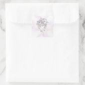 Autocollant de visage floral (Sac)