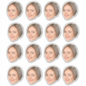 Autocollant de visage personnalisé, Autocollants p (Devant)