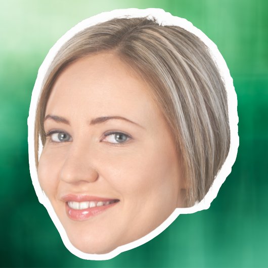 Autocollant de visage personnalisé, autocollants p