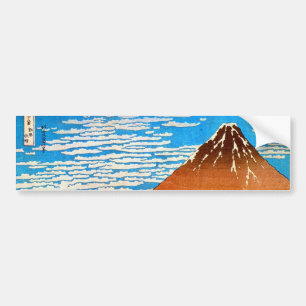 Autocollant De Voiture 凱 風 晴 快 (赤 士 富, Mont Rouge Fuji, Hokusai, Ukiyo-e
