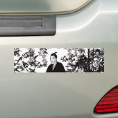 AUTOCOLLANT DE VOITURE 吉田松陰と鳥 (En voiture)